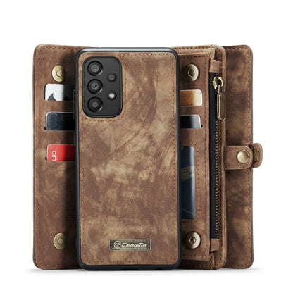 For Samsung Galaxy A53 5G CaseMe-008 Detachable Multifunctional Horizontal Flip Leather Case(Brown) - Galaxy Phone Cases by CaseMe | Online Shopping UK | buy2fix