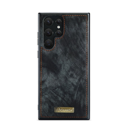 For Samsung Galaxy S22 Ultra 5G CaseMe-008 Detachable Multifunctional Horizontal Flip Leather Case(Black) - Galaxy S22 Ultra 5G Cases by CaseMe | Online Shopping UK | buy2fix