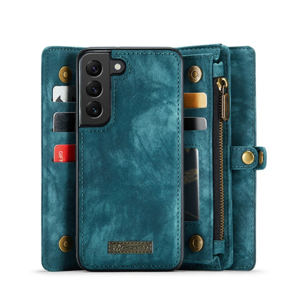 For Samsung Galaxy S22+ 5G CaseMe-008 Detachable Multifunctional Horizontal Flip Leather Case(Green) - Galaxy S22+ 5G Cases by CaseMe | Online Shopping UK | buy2fix