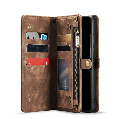 For Samsung Galaxy S22+ 5G CaseMe-008 Detachable Multifunctional Horizontal Flip Leather Case(Brown) - Galaxy S22+ 5G Cases by CaseMe | Online Shopping UK | buy2fix