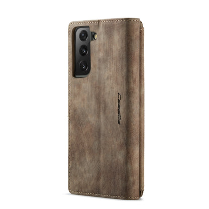 For Samsung Galaxy S22+ 5G CaseMe C30 Multifunctional Phone Leather Case with Holder & Card Slot & Wallet(Brown) - Galaxy S22+ 5G Cases by CaseMe | Online Shopping UK | buy2fix