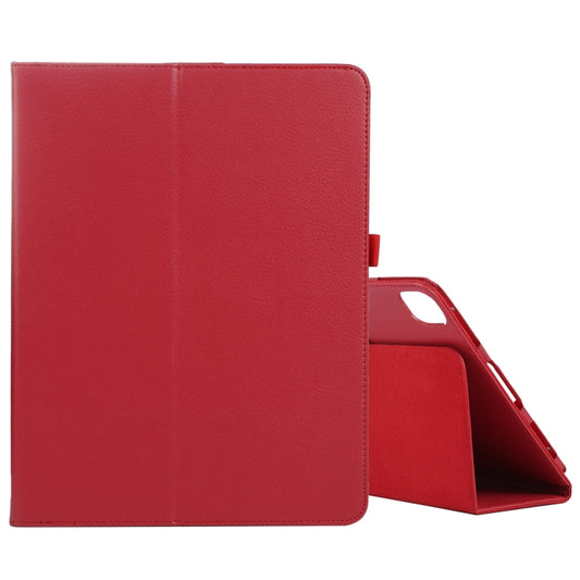 For iPad Air 13 2024 / iPad Pro 12.9 2022 / 2021 / 2020 / 2018 Litchi Texture Solid Color Leather Tablet Case(Red) - iPad Pro 12.9 (2022/2021) Cases by buy2fix | Online Shopping UK | buy2fix