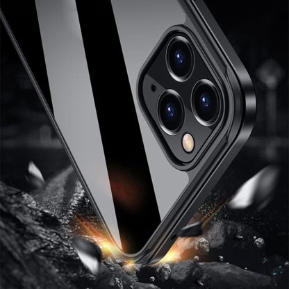 For iPhone 13 SULADA Metal Frame + Nano Glass + TPU Phone Case(Pink) - iPhone 13 Cases by SULADA | Online Shopping UK | buy2fix