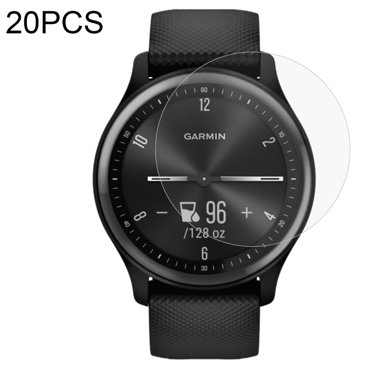 20 PCS 0.26mm 2.5D 9H Tempered Glass Film Screen Protector For GarminMove Sport by buy2fix