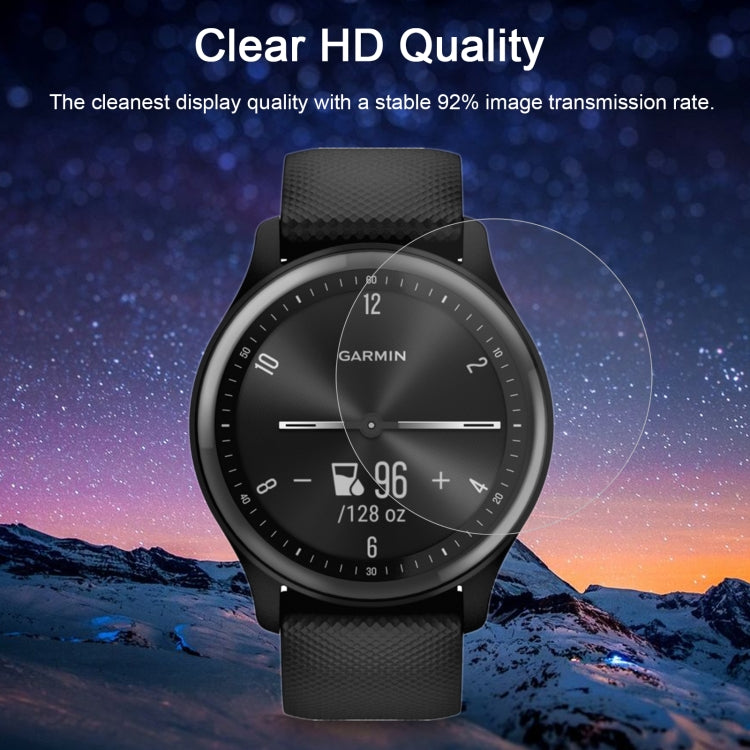 20 PCS 0.26mm 2.5D 9H Tempered Glass Film Screen Protector For GarminMove Sport by buy2fix