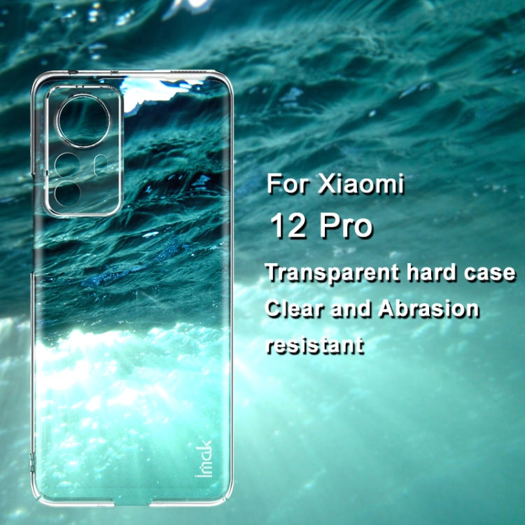 For Xiaomi 12 Pro IMAK Wing II Pro Series Wear-resisting Crystal Phone Protective Case(Transparent) - Xiaomi Cases by imak | Online Shopping UK | buy2fix