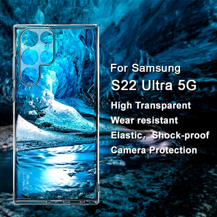 For Samsung Galaxy S22 Ultra 5G IMAK UX-5 Series Transparent TPU Phone Case by imak