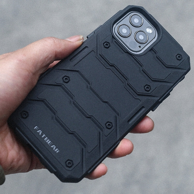 For iPhone 12 mini FATBEAR Graphene Cooling Shockproof Case (Black) - iPhone 12 mini Cases by buy2fix | Online Shopping UK | buy2fix