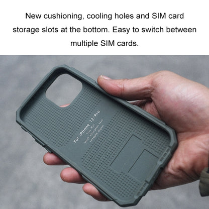 For iPhone 12 mini FATBEAR Graphene Cooling Shockproof Case (Black) - iPhone 12 mini Cases by buy2fix | Online Shopping UK | buy2fix