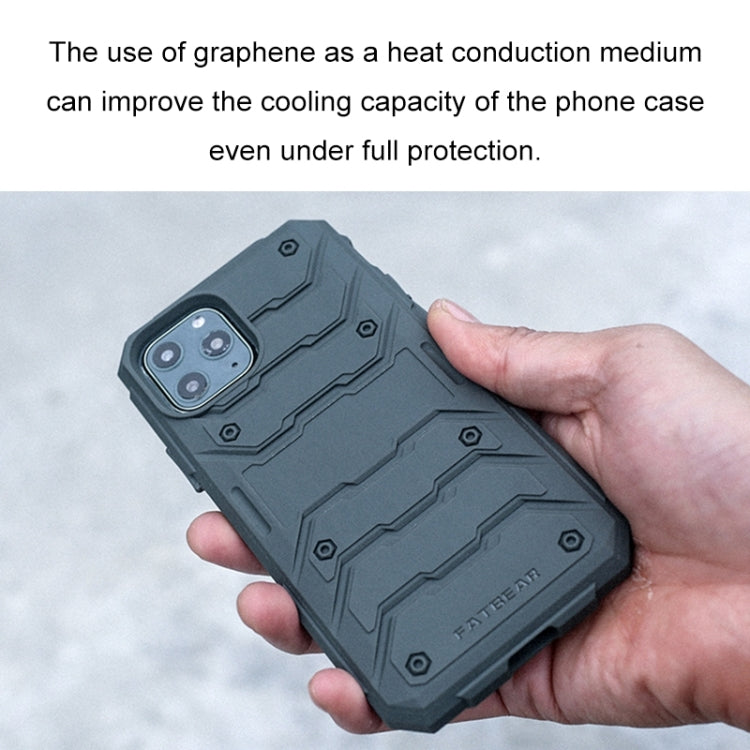For iPhone 11 Pro Max FATBEAR Graphene Cooling Shockproof Case (Green) - iPhone 11 Pro Max Cases by FATBEAR | Online Shopping UK | buy2fix