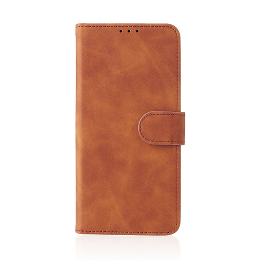 For Blackview A55 Skin Feel Magnetic Buckle Leather Phone Case(Brown) by buy2fix