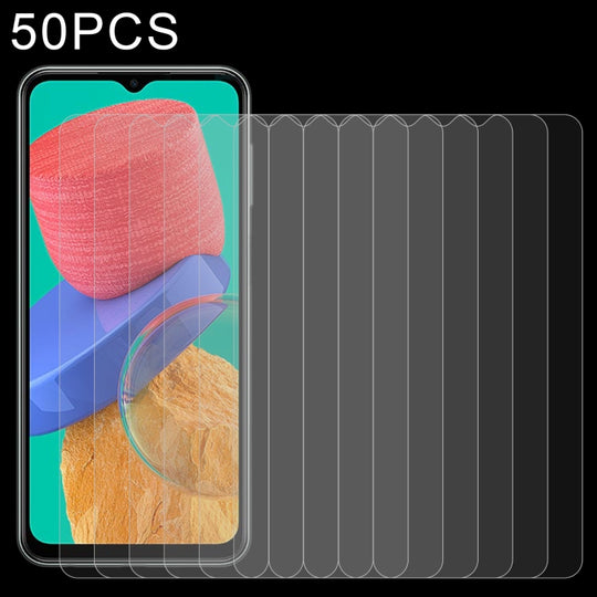 For Samsung Galaxy M33 / M23 / F23 / M13 / F13 / Jump2 / M13 4G 50 PCS 0.26mm 9H 2.5D Tempered Glass Film