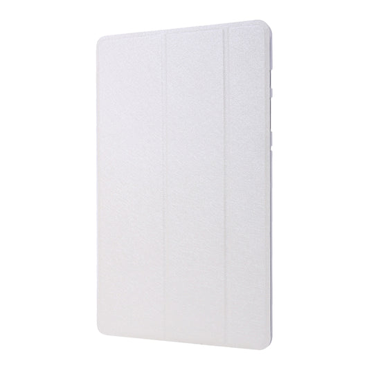 For Samsung Galaxy Tab S8 / Tab S7 Silk Texture Flip Leather Tablet Case(White) by buy2fix