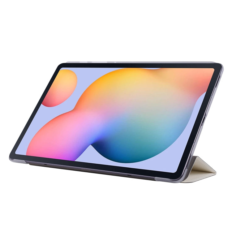 For Samsung Galaxy Tab S8+ / Tab S7+ Silk Texture Flip Leather Tablet Case(White) by buy2fix