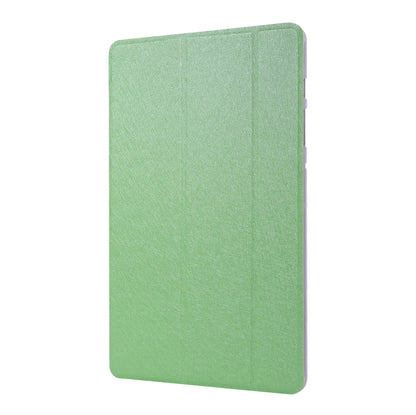 For Samsung Galaxy Tab S8+ / Tab S7+ Silk Texture Flip Leather Tablet Case(Green) by buy2fix