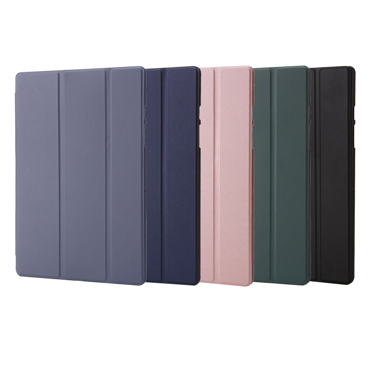 For Samsung Galaxy Tab A8 10.5 2021 TPU Three-fold Horizontal Flip Leather Case(Green) - Other Galaxy Tab PC by buy2fix | Online Shopping UK | buy2fix