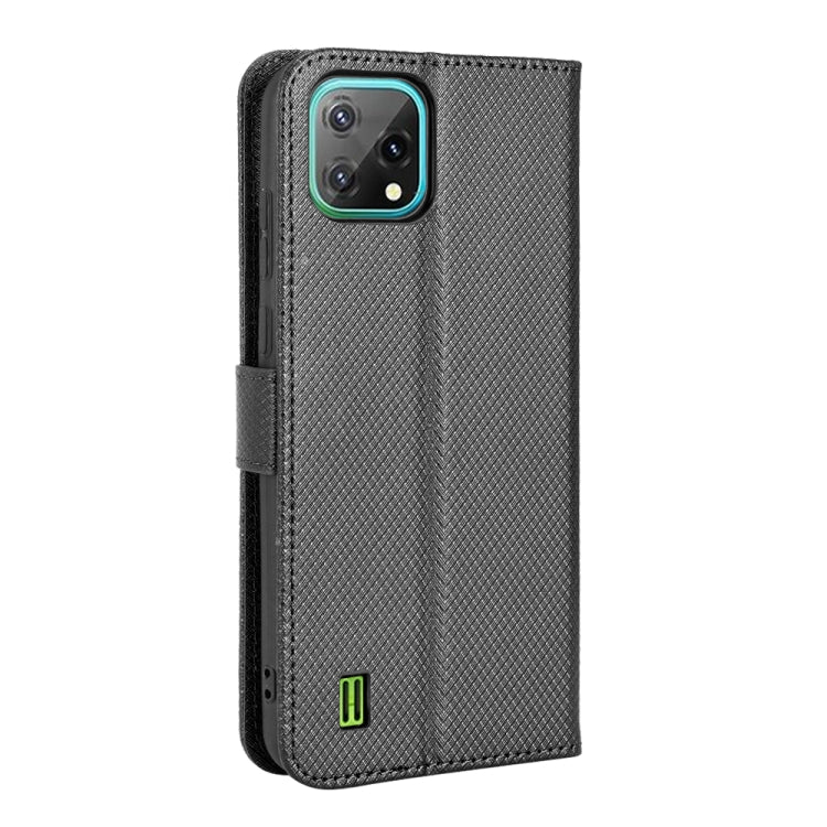 For Blackview A55 Diamond Texture Leather Phone Case(Black) - More Brand by buy2fix | Online Shopping UK | buy2fix