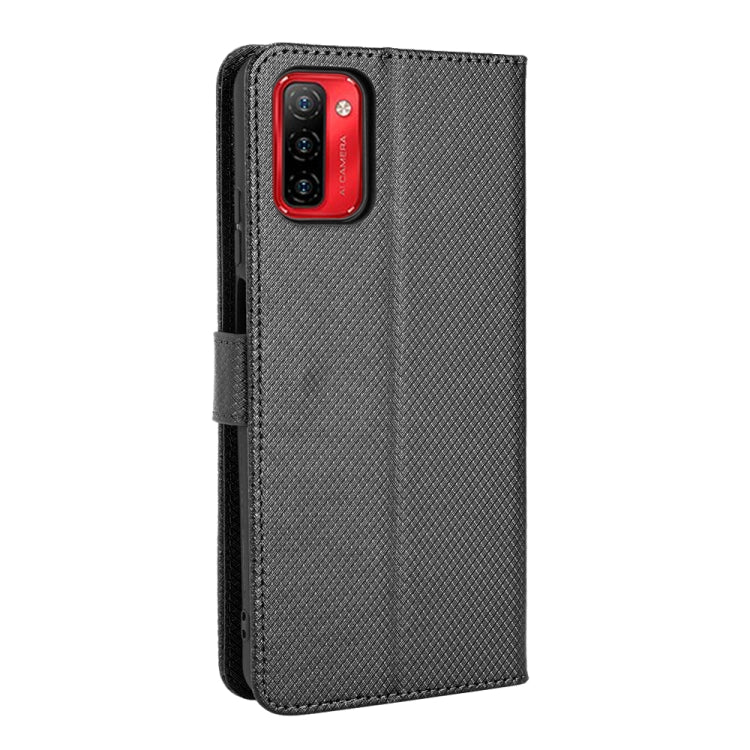 For Ulefone Note 12P Diamond Texture Leather Phone Case(Black) by buy2fix