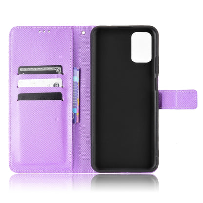For Ulefone Note 12P Diamond Texture Leather Phone Case(Purple) by buy2fix