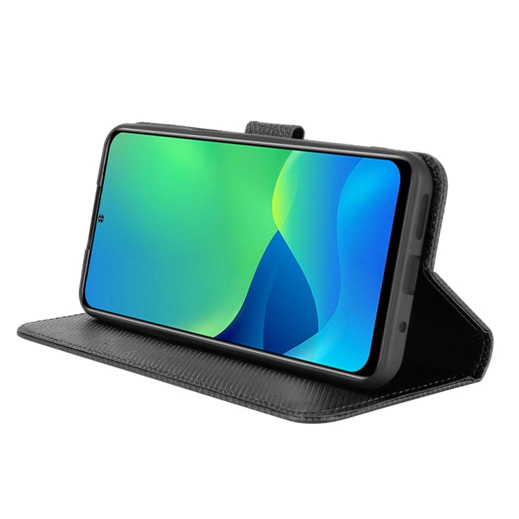 For Ulefone Note 13P Diamond Texture Leather Phone Case(Black) by buy2fix