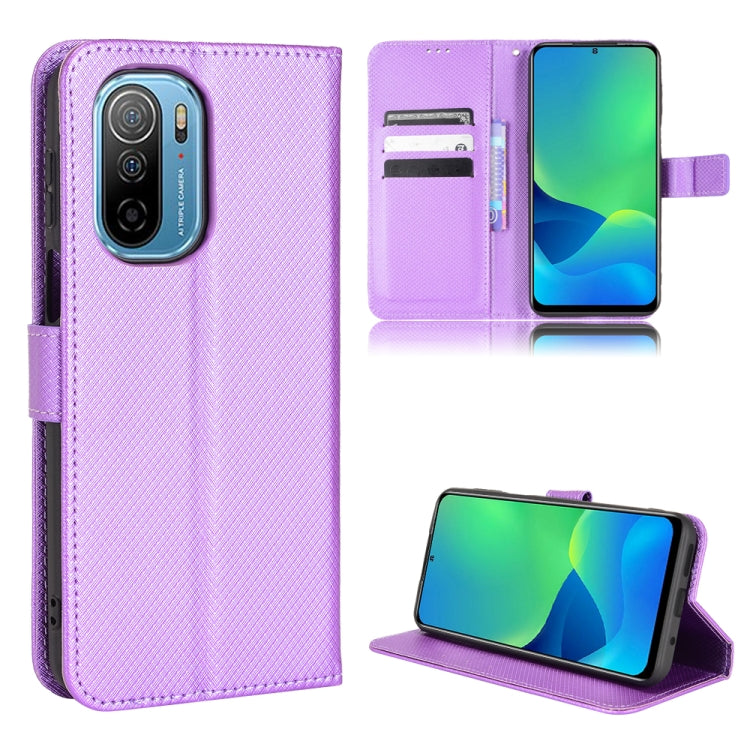 For Ulefone Note 13P Diamond Texture Leather Phone Case(Purple) by buy2fix
