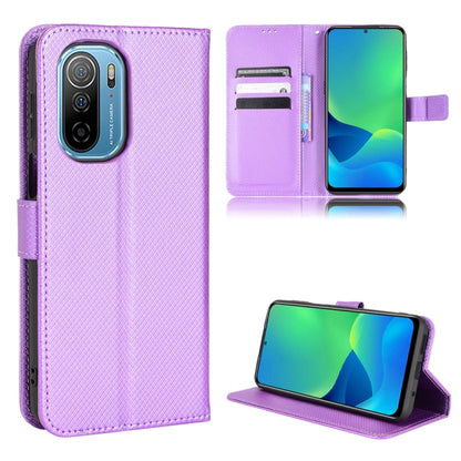 For Ulefone Note 13P Diamond Texture Leather Phone Case(Purple) by buy2fix