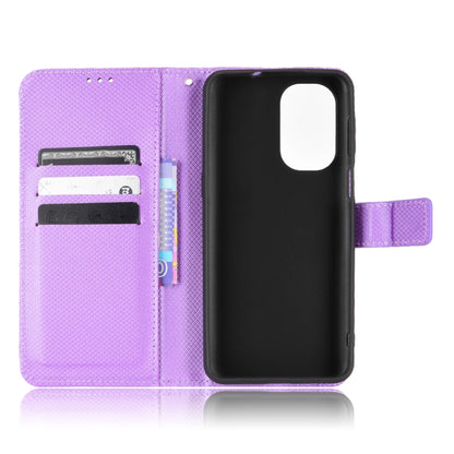 For Ulefone Note 13P Diamond Texture Leather Phone Case(Purple) by buy2fix