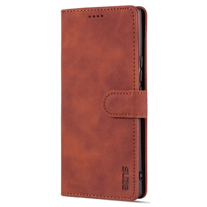 For Honor 60 AZNS Skin Feel Calf Texture Horizontal Flip Leather Phone Case(Brown) - Honor Cases by AZNS | Online Shopping UK | buy2fix