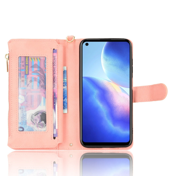 For Blackview A90 Litchi Texture Zipper Leather Phone Case(Pink) - More Brand by buy2fix | Online Shopping UK | buy2fix