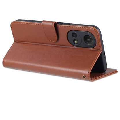 For Honor Play 30 Plus AZNS Sheepskin Texture Flip Leather Phone Case(Brown) - Honor Cases by AZNS | Online Shopping UK | buy2fix