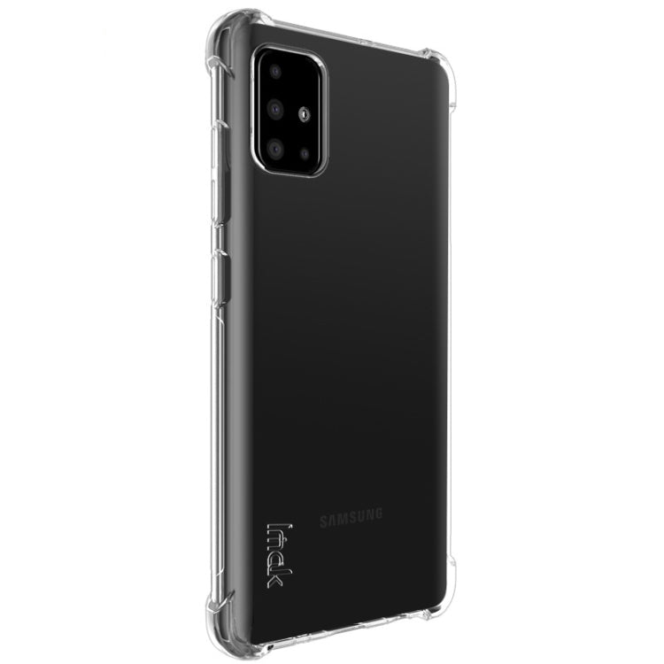 For Galaxy A51 IMAK All-inclusive Shockproof Airbag TPU Case with Screen Protector(Transparent) - Galaxy Phone Cases by imak | Online Shopping UK | buy2fix