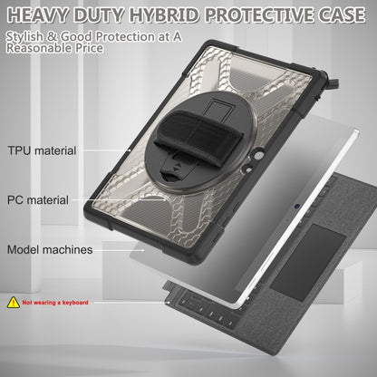 For Microsoft Surface Go 4 / 3 / 2 / 1 TPU + PC Tablet Case(Tea Color) - Others by buy2fix | Online Shopping UK | buy2fix