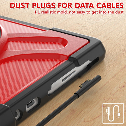 For Microsoft Surface Go 4 / 3 / 2 / 1 TPU + PC Tablet Case(Red) - Others by buy2fix | Online Shopping UK | buy2fix