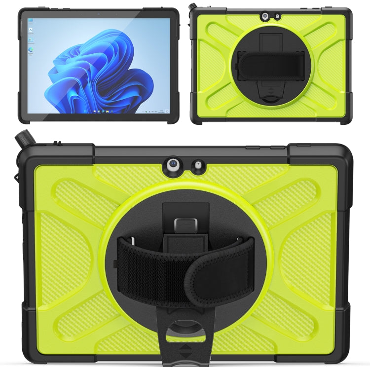 For Microsoft Surface Go 4 / 3 / 2 / 1 TPU + PC Tablet Case(Yellow Green) - Others by buy2fix | Online Shopping UK | buy2fix