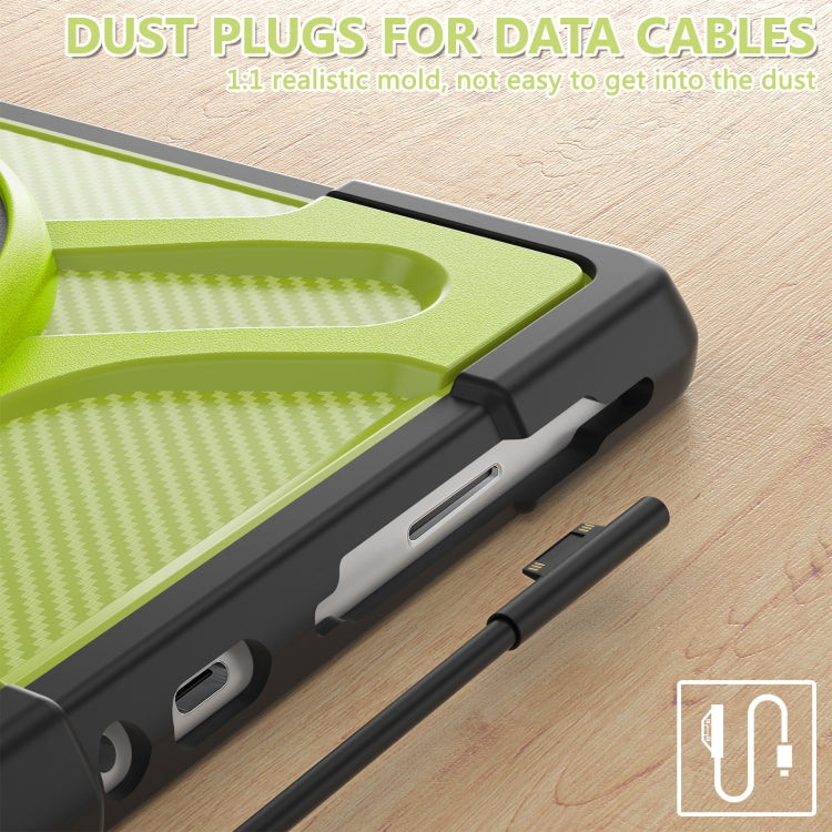 For Microsoft Surface Go 4 / 3 / 2 / 1 TPU + PC Tablet Case(Yellow Green) - Others by buy2fix | Online Shopping UK | buy2fix