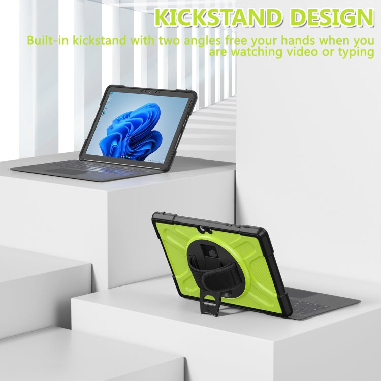 For Microsoft Surface Go 4 / 3 / 2 / 1 TPU + PC Tablet Case(Yellow Green) - Others by buy2fix | Online Shopping UK | buy2fix