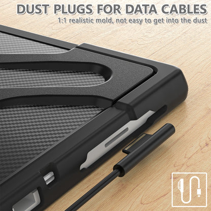 For MicroSoft Surface Pro 4 / 5 / 6 / 7 TPU + PC Tablet Case(Black) - Others by buy2fix | Online Shopping UK | buy2fix