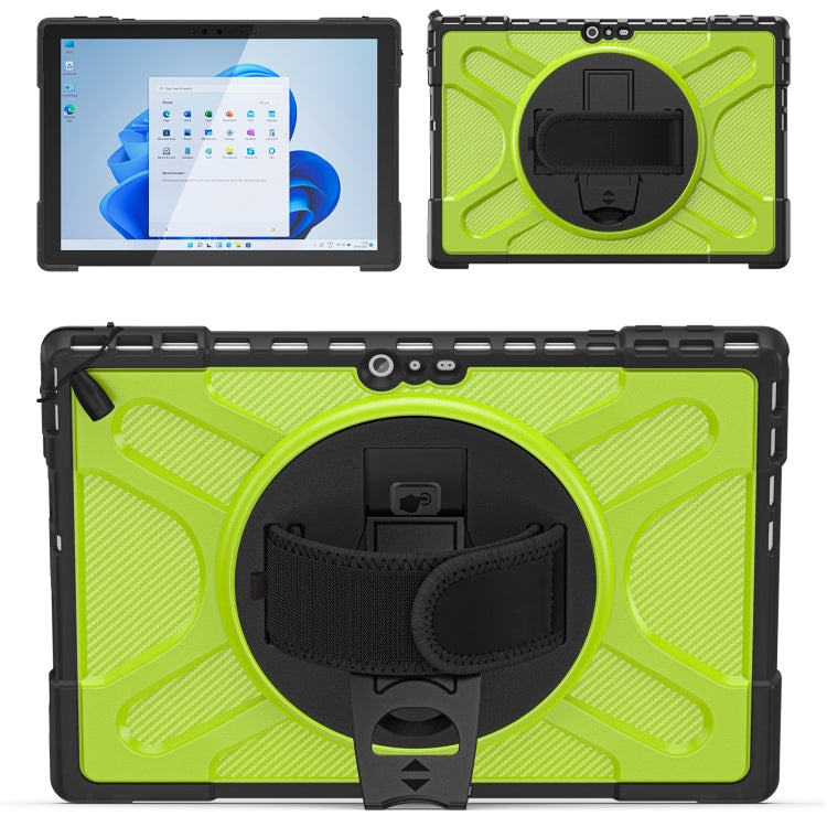 For MicroSoft Surface Pro 4 / 5 / 6 / 7 TPU + PC Tablet Case(Yellow Green) - Others by buy2fix | Online Shopping UK | buy2fix