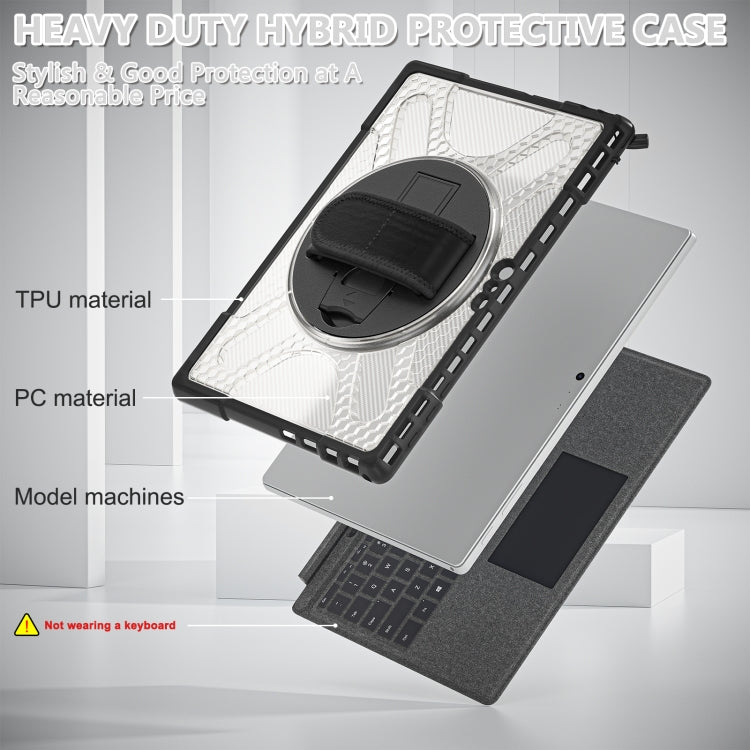For MicroSoft Surface Pro 4 / 5 / 6 / 7 TPU + PC Tablet Case(Transparent) - Others by buy2fix | Online Shopping UK | buy2fix