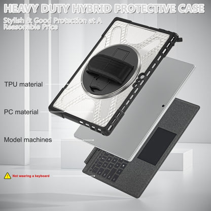 For MicroSoft Surface Pro 4 / 5 / 6 / 7 TPU + PC Tablet Case(Transparent) - Others by buy2fix | Online Shopping UK | buy2fix