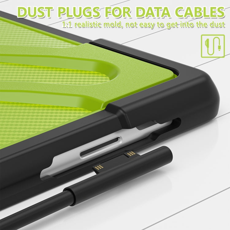 For MicroSoft Surface Pro 8 TPU + PC Tablet Case(Yellow Green) - Others by buy2fix | Online Shopping UK | buy2fix