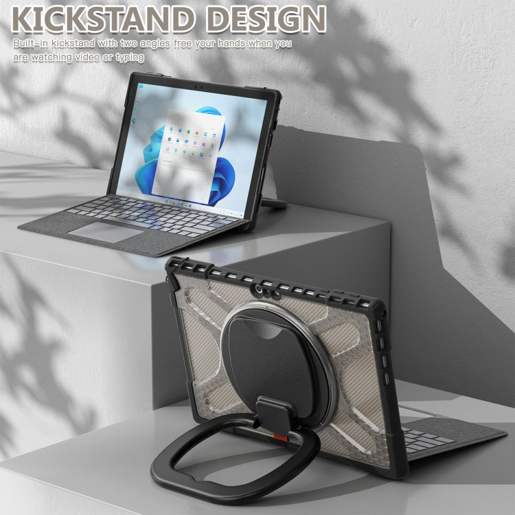 For MicroSoft Surface Pro 4 / 5 / 6 / 7 TPU + PC Tablet Case(Tea Color) - Others by buy2fix | Online Shopping UK | buy2fix