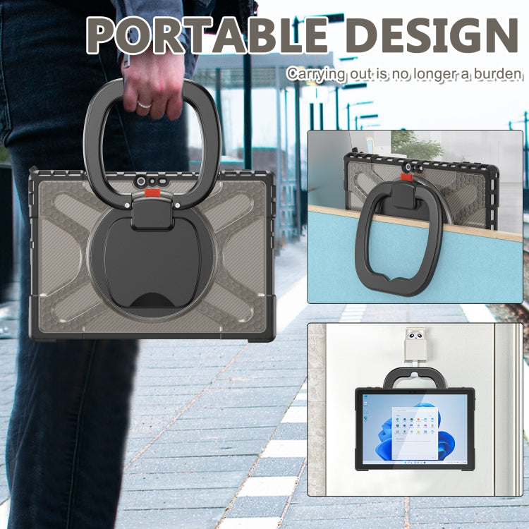 For MicroSoft Surface Pro 4 / 5 / 6 / 7 TPU + PC Tablet Case(Tea Color) - Others by buy2fix | Online Shopping UK | buy2fix