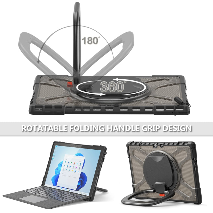 For MicroSoft Surface Pro 4 / 5 / 6 / 7 TPU + PC Tablet Case(Tea Color) - Others by buy2fix | Online Shopping UK | buy2fix