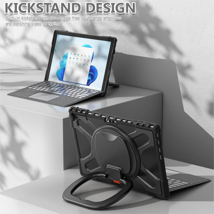 For MicroSoft Surface Pro 4 / 5 / 6 / 7 TPU + PC Tablet Case(Black) - Others by buy2fix | Online Shopping UK | buy2fix