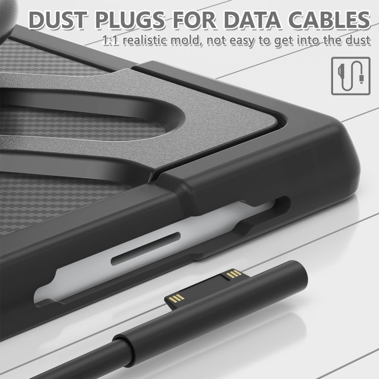 For MicroSoft Surface Pro 4 / 5 / 6 / 7 TPU + PC Tablet Case(Black) - Others by buy2fix | Online Shopping UK | buy2fix