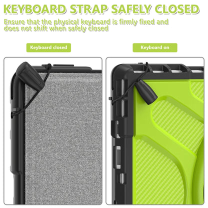 For MicroSoft Surface Pro 4 / 5 / 6 / 7 TPU + PC Tablet Case(Yellow Green) - Others by buy2fix | Online Shopping UK | buy2fix