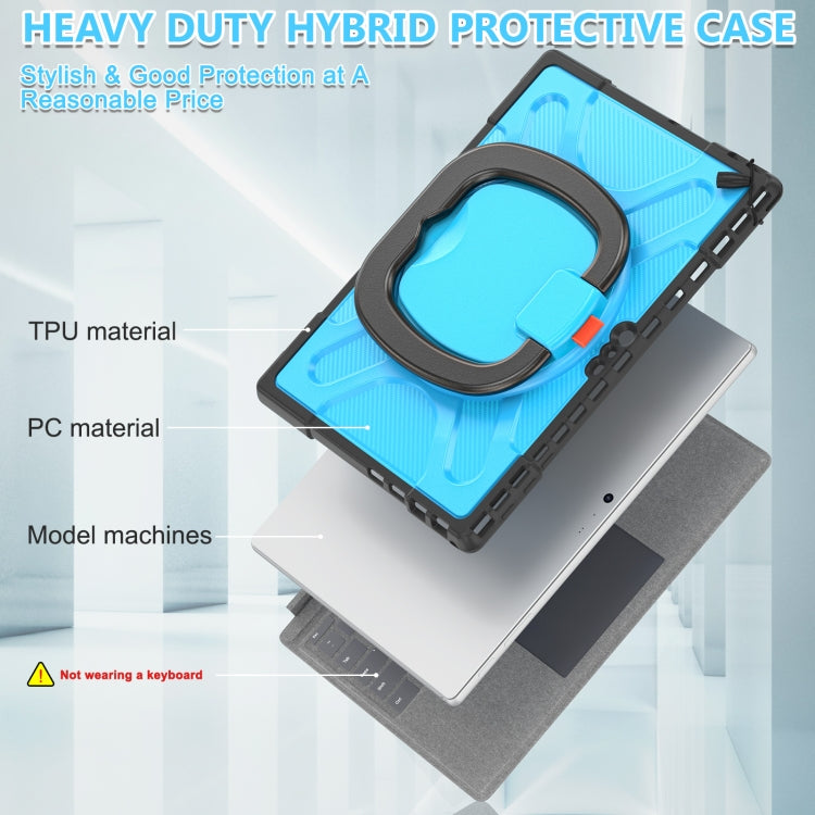 For MicroSoft Surface Pro 4 / 5 / 6 / 7 TPU + PC Tablet Case(Blue) - Others by buy2fix | Online Shopping UK | buy2fix