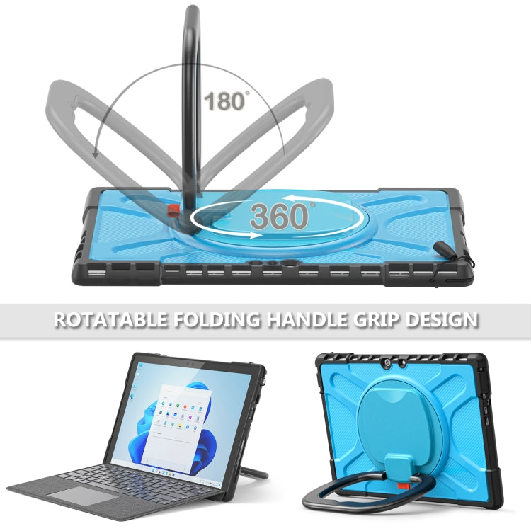 For MicroSoft Surface Pro 4 / 5 / 6 / 7 TPU + PC Tablet Case(Blue) - Others by buy2fix | Online Shopping UK | buy2fix