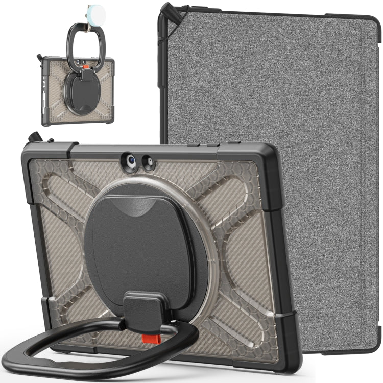 For MicroSoft Surface Go 1 / 2 / 3 TPU + PC Tablet Case(Tea Color) - Others by buy2fix | Online Shopping UK | buy2fix